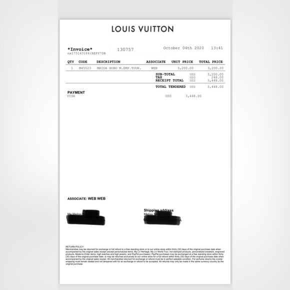 Louis Vuitton Empreinte Maida Hobo Tourterelle Leather Bag Purse, Turtle Dove - Picture 3 of 16